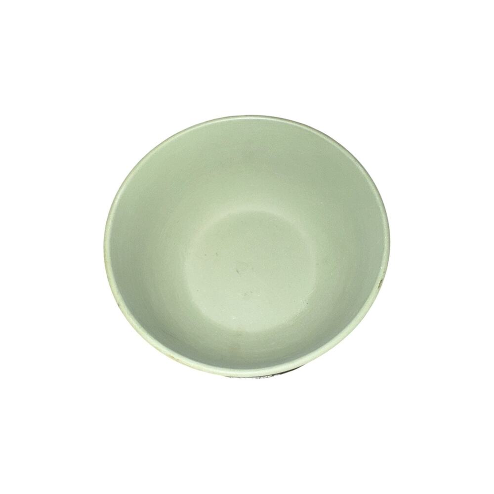 Rare 1960s Wedgwood Sage Green and Cream Sacrifice Bowl - Picture 7 of 10